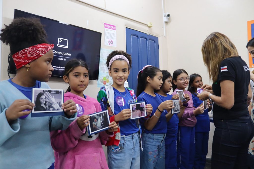 Sejusc realiza dinâmicas e palestra sobre direitos da mulher para crianças da zona oeste de Manaus 2 Sejusc 2 Foto Ygson Franca Sejusc 1024x682 1