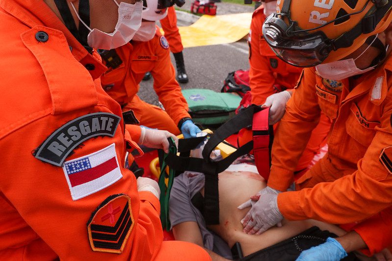 Corpo de Bombeiros realiza simulado de salvamento veicular com múltiplas vítimas 2 CBMAM SIMULADO FOTO MAURO NETO 2