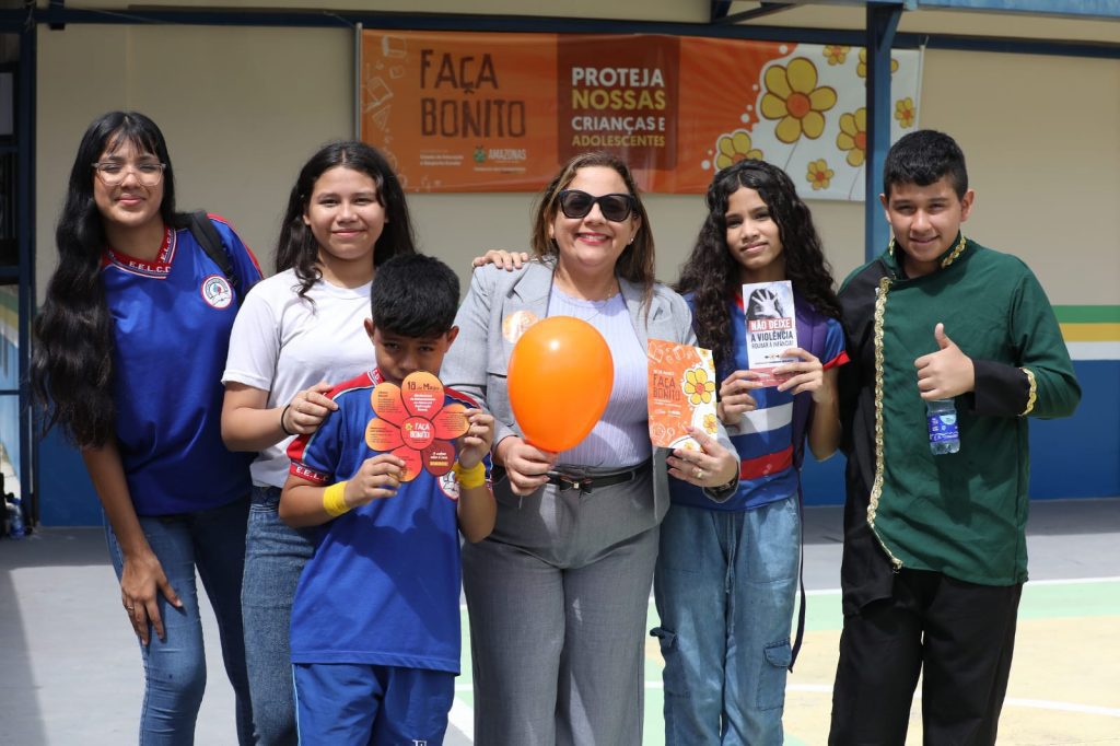 Escolas da rede estadual de ensino aderem à campanha Maio Laranja em combate à exploração sexual infanto-juvenil 2 Educaca Campanha Maio Laranja Foto Euzivaldo Queiroz 1024x682 1