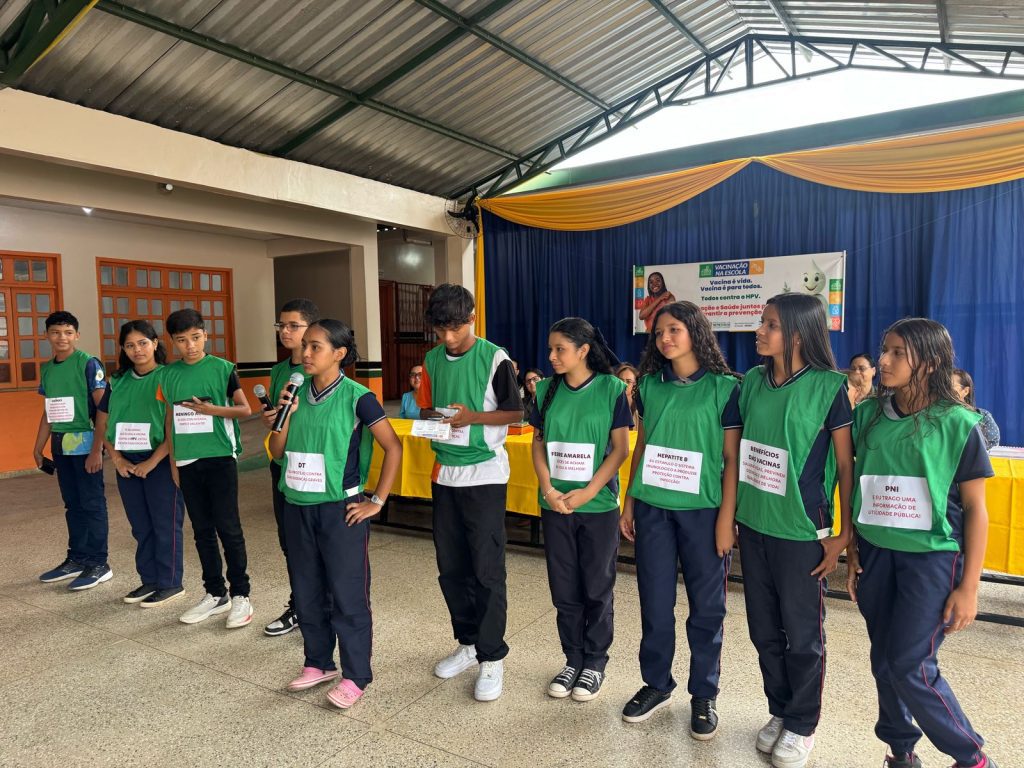 Amazonas abre campanha de vacinação nas escolas em Rio Preto da Eva 5 FVS RCP Intensificacao vacinacao escolas FOTO Anne Alves FVS RCP 1 1024x768 1