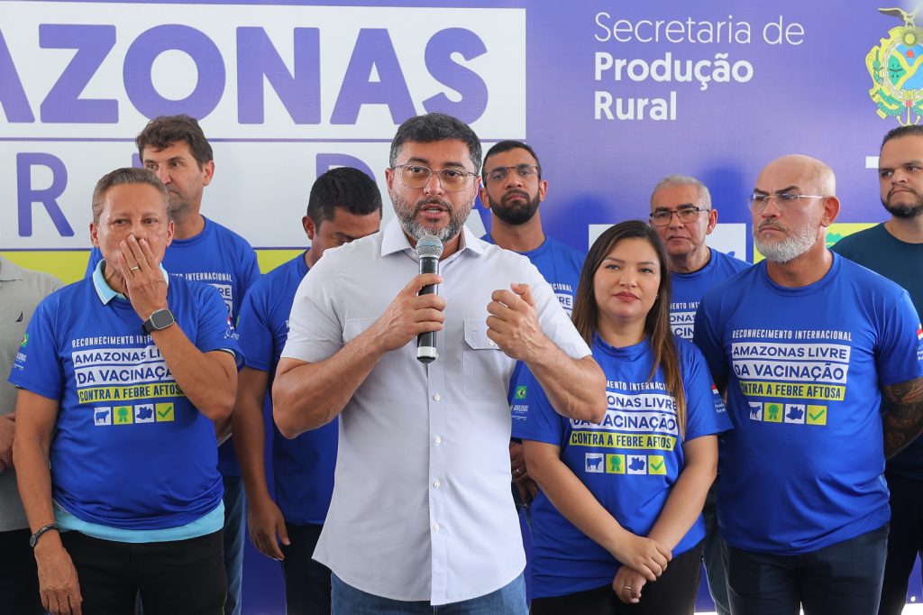 Governador Wilson Lima apresenta comitiva que representará o Amazonas em evento que oficializa estado livre da febre aftosa sem vacinação 3 Governador Wilson Lima apresenta comitiva que representara o Amazonas em evento que oficializa estado livre da febre aftosa sem vacinacao 1 Foto Diego Peres Secom 1024x682 1