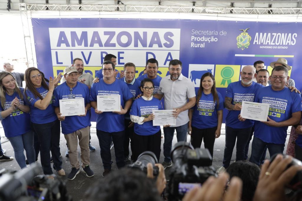 Governador Wilson Lima apresenta comitiva que representará o Amazonas em evento que oficializa estado livre da febre aftosa sem vacinação 5 Governador Wilson Lima apresenta comitiva que representara o Amazonas em evento que oficializa estado livre da febre aftosa sem vacinacao 2 Foto Diego Peres Secom 1024x682 1