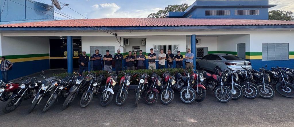 Em abril, Polícia Civil recuperou 54 veículos roubados/furtados durante ações na capital e no interior 2 PCAM MOTOCICLETAS APREENDIDAS DIVULGACAO 1024x442 1