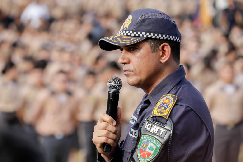 Polícia Militar do Amazonas divulga convocação de remanescentes para a vaga de soldado 3 PMAM CORONEL KLINGER PAIVA COMANDANTE GERAL DA PMAM FOTO ALEX PAZUELLO SECOM 1 1024x683 1