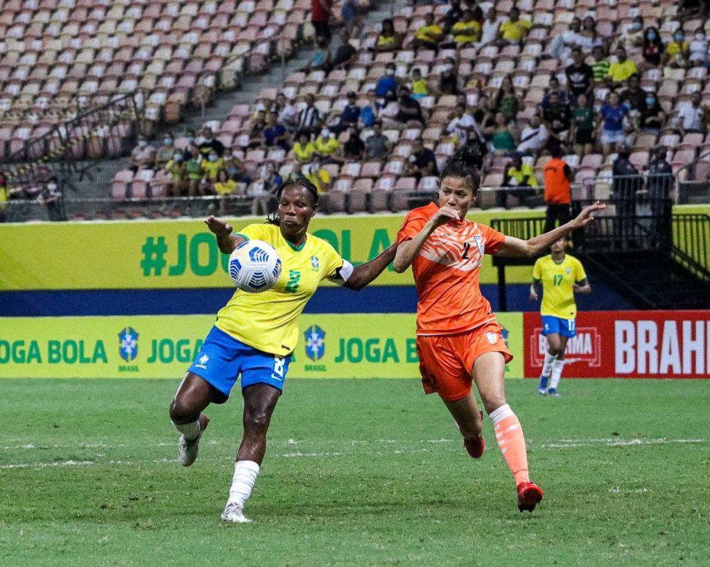 Praças esportivas do Amazonas se consolidam como palco de grandes eventos 9 SEDEL Despedida da Formiga no Torneio Internacional de Futebol na Arena da Amazonia FOTO Divulgacao Sedel 1024x819 1