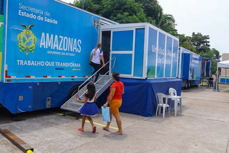 Carretas da Saúde chegam às zonas norte e centro-oeste de Manaus 3 SES AM CARRETA DA SAUDE FOTO SES AM