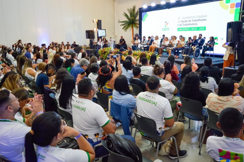 SES-AM abre 3ª Conferência Estadual de Saúde do Trabalhador e da Trabalhadora 5 SES 3 conferencia Foto Evandro Seixasjpeg 1024x681 1