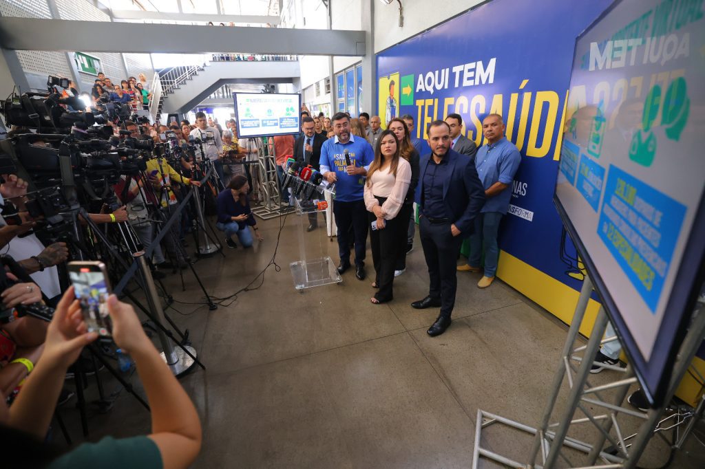 Saúde AM Digital: Governador Wilson Lima destaca quase 20 mil consultas oferecidas no primeiro mês da Telessaúde 15 Saude AM Digital Governador Wilson Lima destaca quase 20 mil consultas oferecidas no primeiro mes da Telessaude 3 Foto Diego Peres Secom 1024x682 1