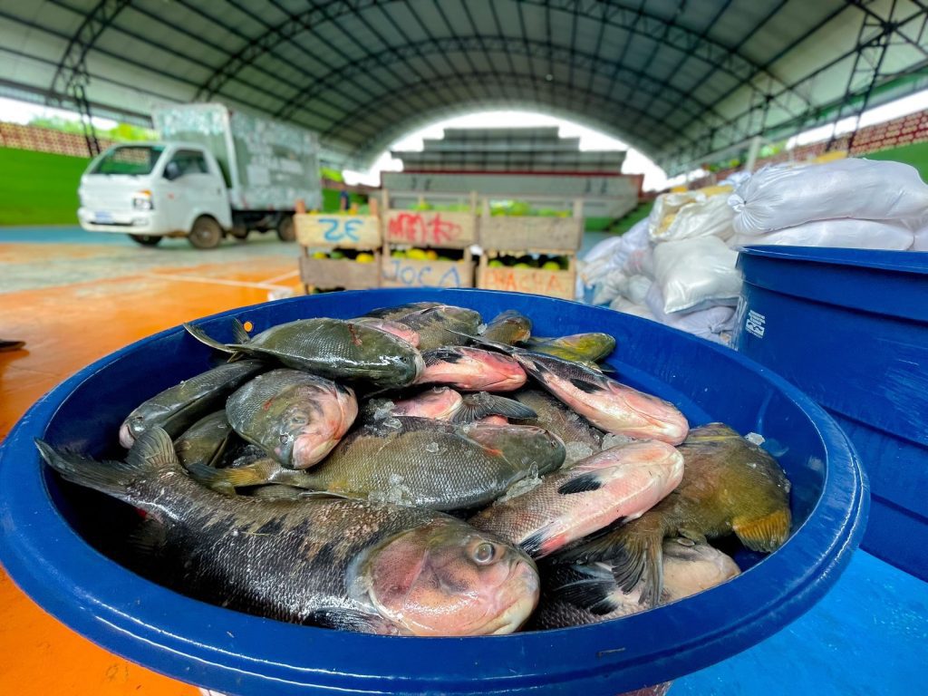 Governo do Amazonas investe R$ 75 mil na compra de alimentos da agricultura familiar em Anori 3 Sepror Anori PAA foto Divulgacao 2 1024x768 1