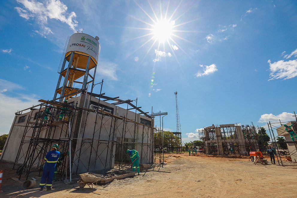 Obras de saneamento básico do Prosai Parintins avançam para levar água potável e esgoto para a população do município 2 UGPE OBRAS PROSAI PARINTINS FOTO TIAGO CORREA UGPE 01