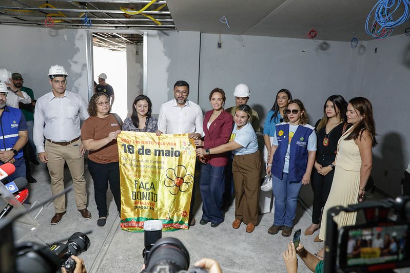 Governador Wilson Lima vistoria obras do Centro Integrado de Atendimento à Criança e ao Adolescente 2 Vistoria Centro Integrado Foto Alex Pazuello Secom 6