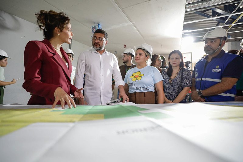 Governador Wilson Lima vistoria obras do Centro Integrado de Atendimento à Criança e ao Adolescente 7 Vistoria Centro Integrado Foto Alex Pazuello Secom