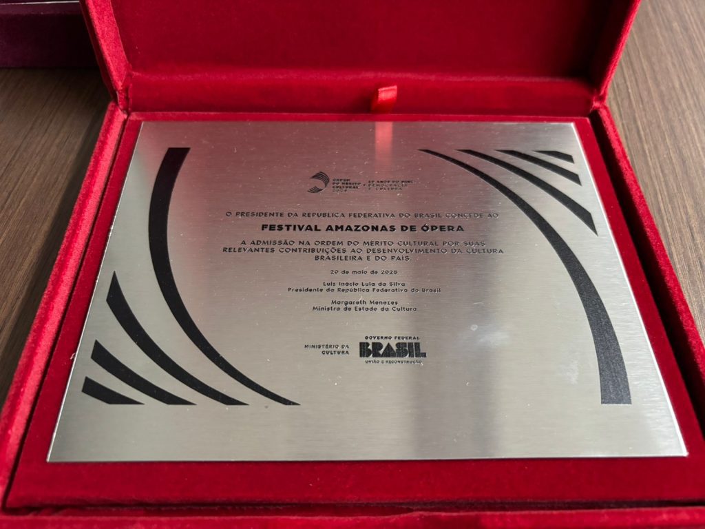 Festival Amazonas de Ópera recebe medalha da Ordem do Mérito Cultural em cerimônia no Rio de Janeiro 5 cultura ordem do merito cultural FAO foto Diviulgacao 2 1024x768 1