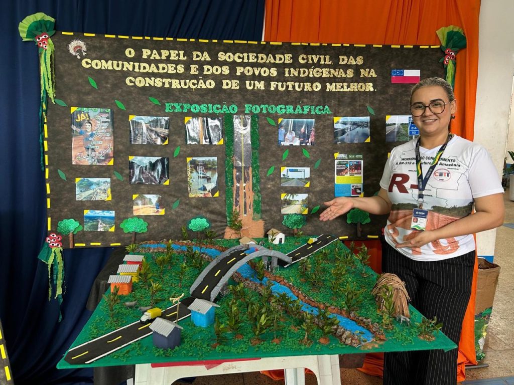 No Careiro, Ceti Profª Maria Adelaide realiza atividade pedagógica de conscientização sobre a BR-319 e o futuro da Amazônia 2 Educacao Atividade BR 319 Foto Arquivo Pessoal 1 1024x768 1