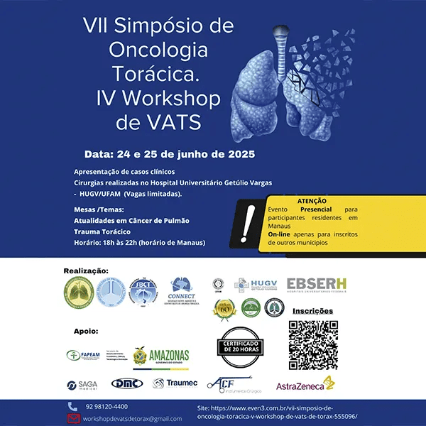 Governo do Amazonas apoia Simpósio de Oncologia Torácica realizado em Manaus 2 FAPEAM SIMPOSIO DE ONCOLOGIA DIVULGACAO