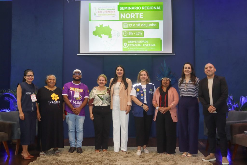 Em Roraima, Sejusc apresenta políticas públicas do Amazonas na etapa regional do Plano Decenal da Criança e do Adolescente 2 SEJUSC Plano Decenal da Crianca e do Adolescente FOTO Ygson Franca Sejusc 6 1024x683 1