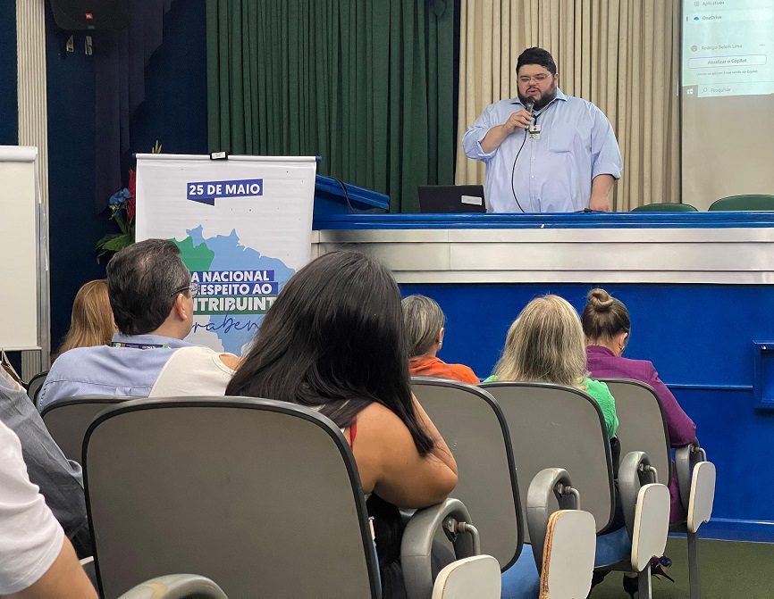 Evento reforça diálogo entre Sefaz e profissionais da área tributária e contábil 3 Sefaz chefe da Controladoria Fazendaria da Sefaz Rodrigo Belem Foto Divulgacao
