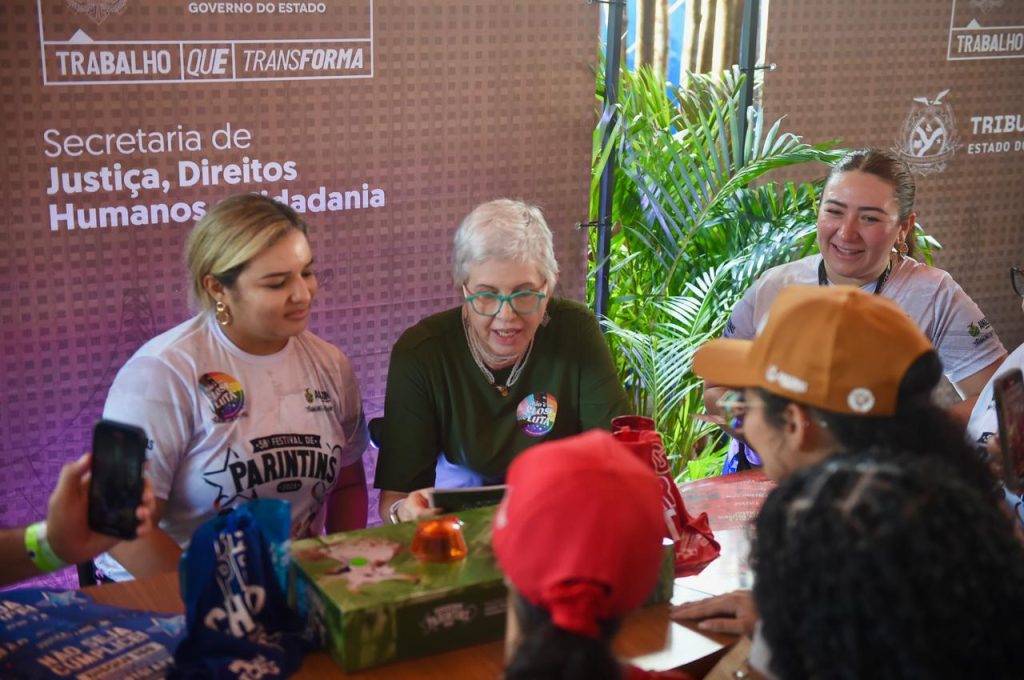 Festival de Parintins 2025: Sejusc recebe representante do MDHC em agenda de direitos humanos 2 Sejusc Visita secreta769 ria nacional de Direitos Humanos Fotos Lincoln Ferreira 1024x680 1