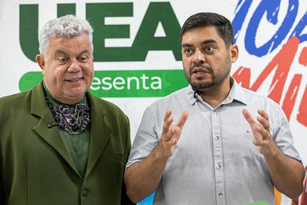 Festival de Parintins 2025: Com programa no Youtube, UEA irá exaltar as tradições da festa de Caprichoso e Garantido 3 UEA Festival de Parintins 2025 Programa Toada do Milton Milton Cunha e Andre Zogahib 1024x683 1