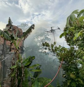 Corpo de Bombeiros atende primeira ocorrência com drone desenvolvido para combater incêndios