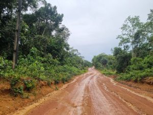 No Careiro, Governo do Amazonas executa pavimentação do ramal do Maçarico