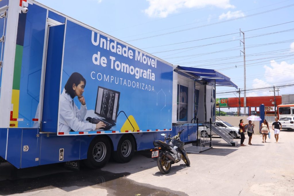 Em Manacapuru, Carreta da Tomografia da SES-AM inicia ação no interior 2 Em Manacapuru, Carreta da Tomografia da SES-AM inicia ação no interior