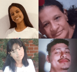 PC-AM divulga imagem de quatro pessoas que desapareceram em Manaus