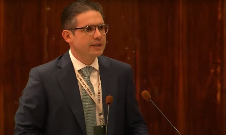 Em Lisboa, Motta destaca desafios ambientais e tecnológicos, e ressalta protagonismo do Parlamento nessas agendas